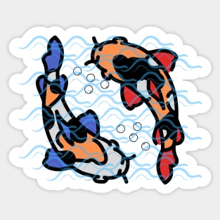 Koi Fish Sticker